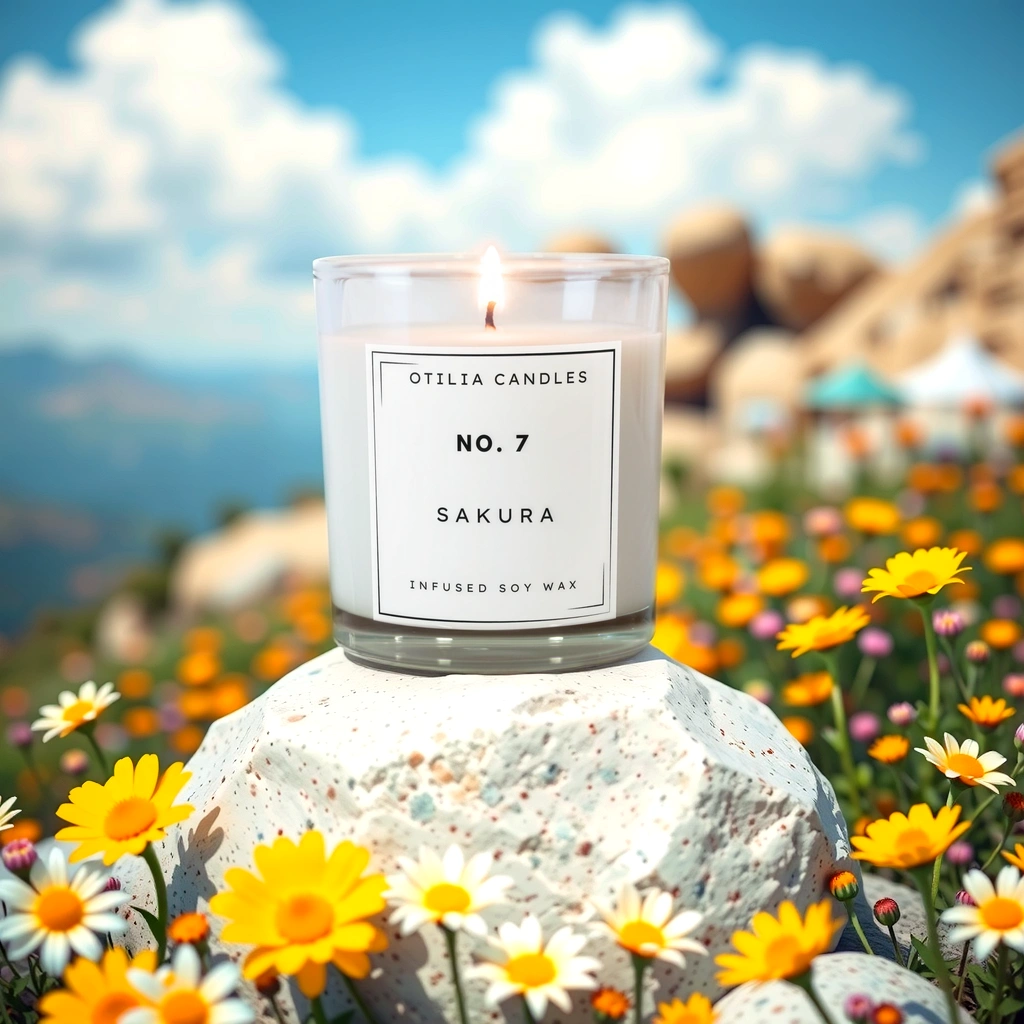 Sakura- Candle Jar