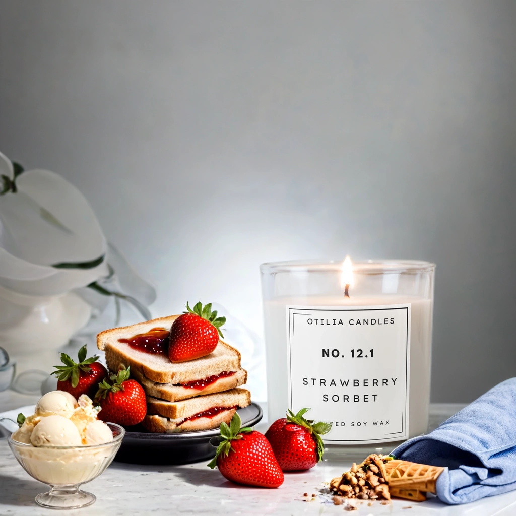 Strawberry Sorbet -Candle Jar