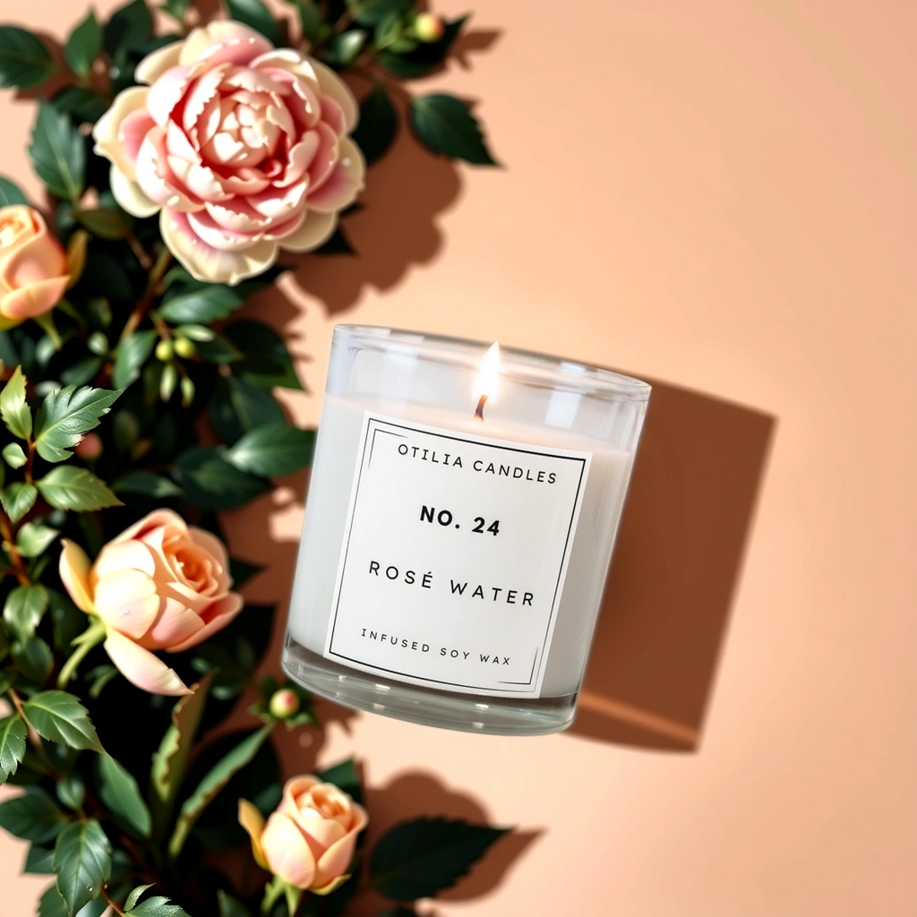 Rosé Water- Candle Jar