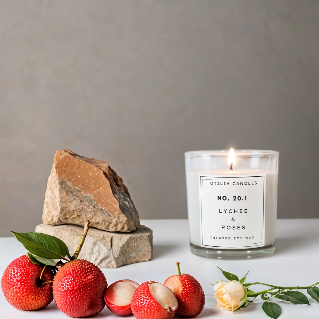 Lychee & Roses-Candle Jar