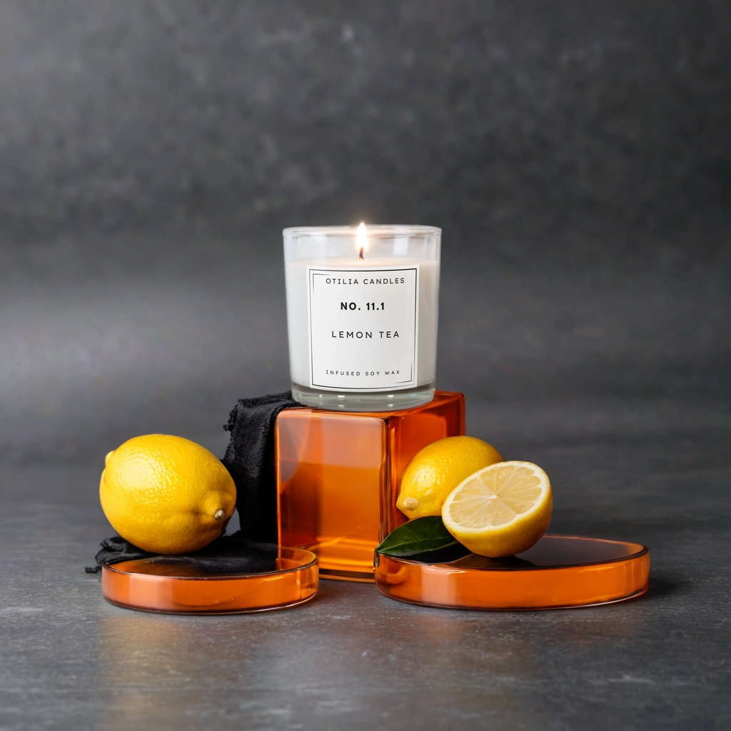 Lemon Tea -Candle Jar