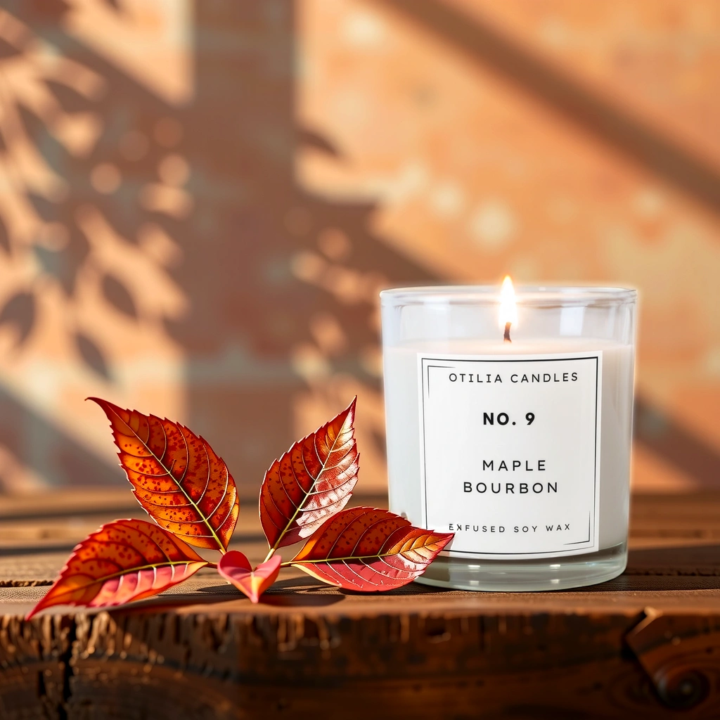 Maple Bourbon-Candle Jar