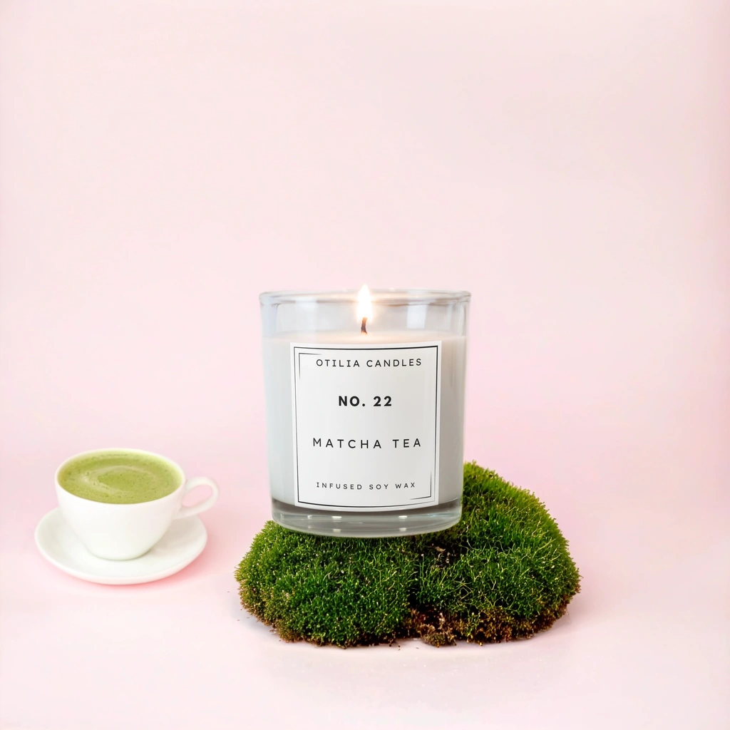Matcha Tea -Candle Jar