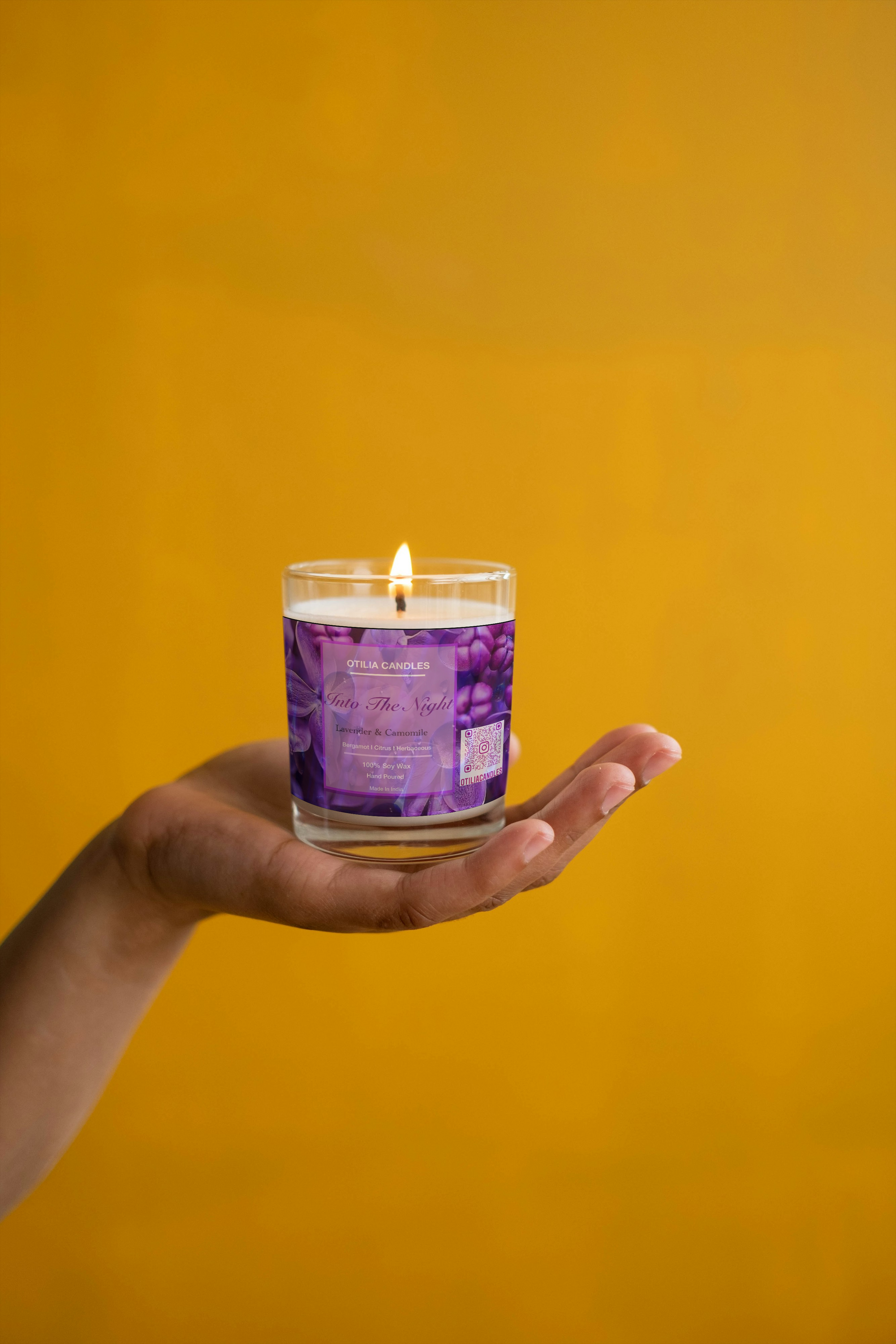 Into The Nights- A Tuscan Lavender Scented Candle