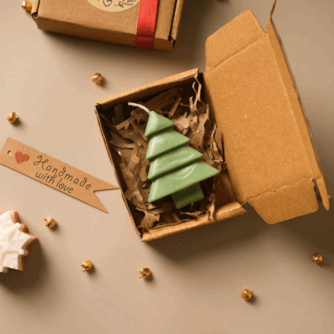 Christmas Tree Scented Candle I Set of 2.