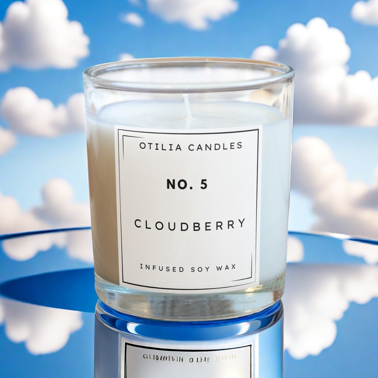CloudBerry-Candle Jar
