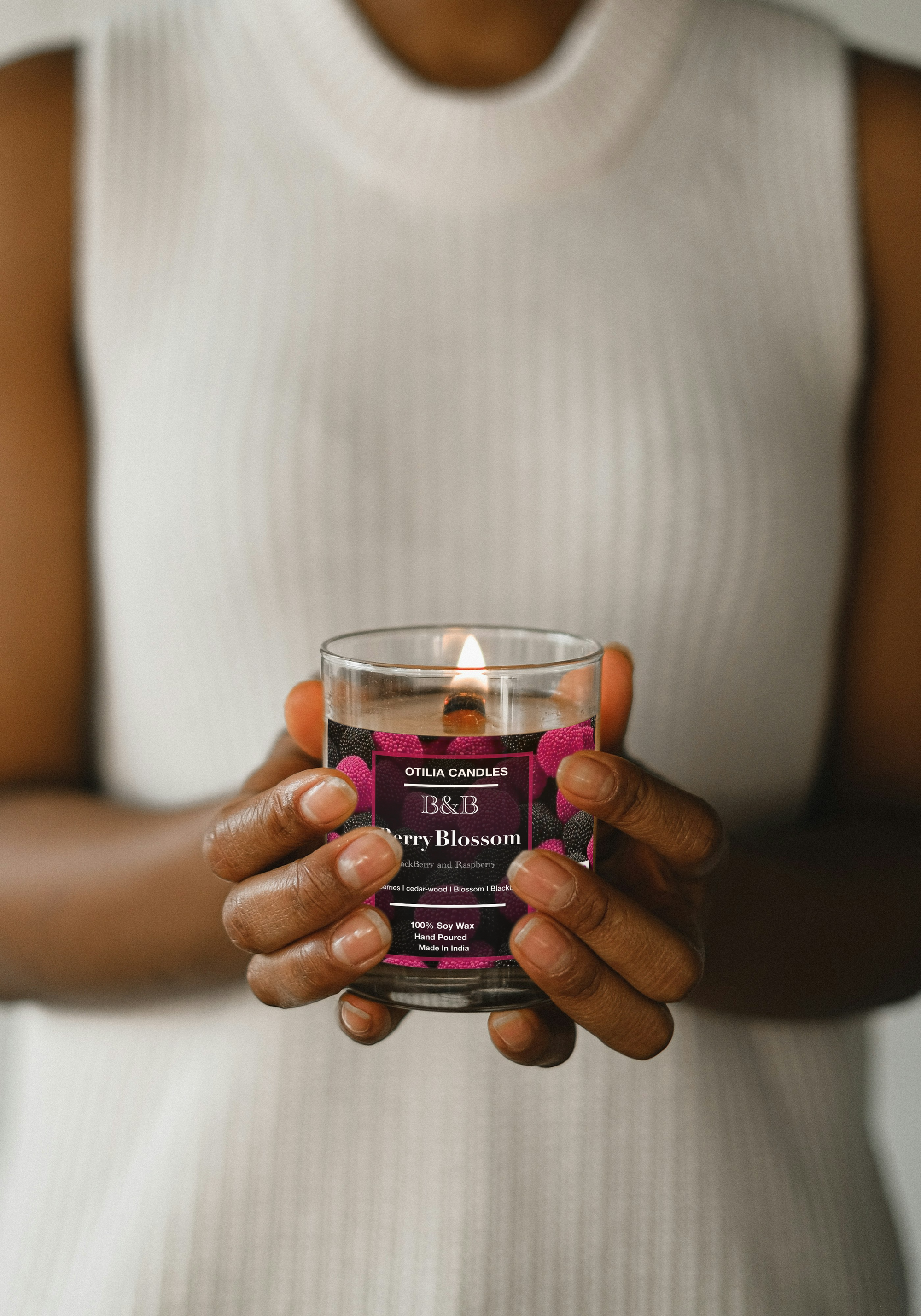 Berry Blossom -A Japanese Cherry & Berry Blossom Scented Candle