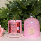 Carnation Pink Bell Jar Scented Candle