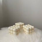 Minimalist Pinterest-Inspired Bubble Candle