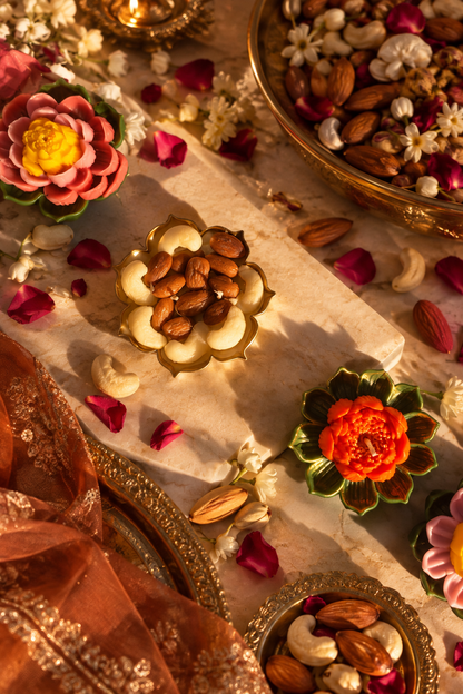 Dry Fruit Urli Candle | Diwali Gift Candles