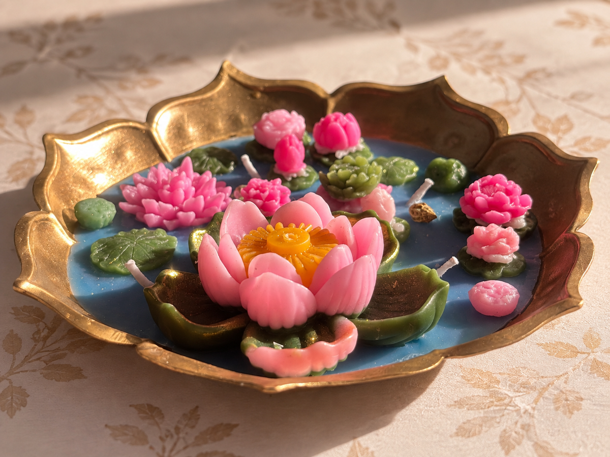 Taj Urli – Lotus Pond Scented Candle