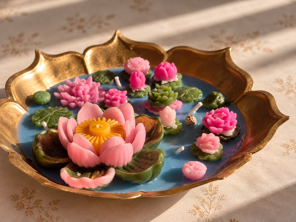 Taj Urli – Lotus Pond Scented Candle