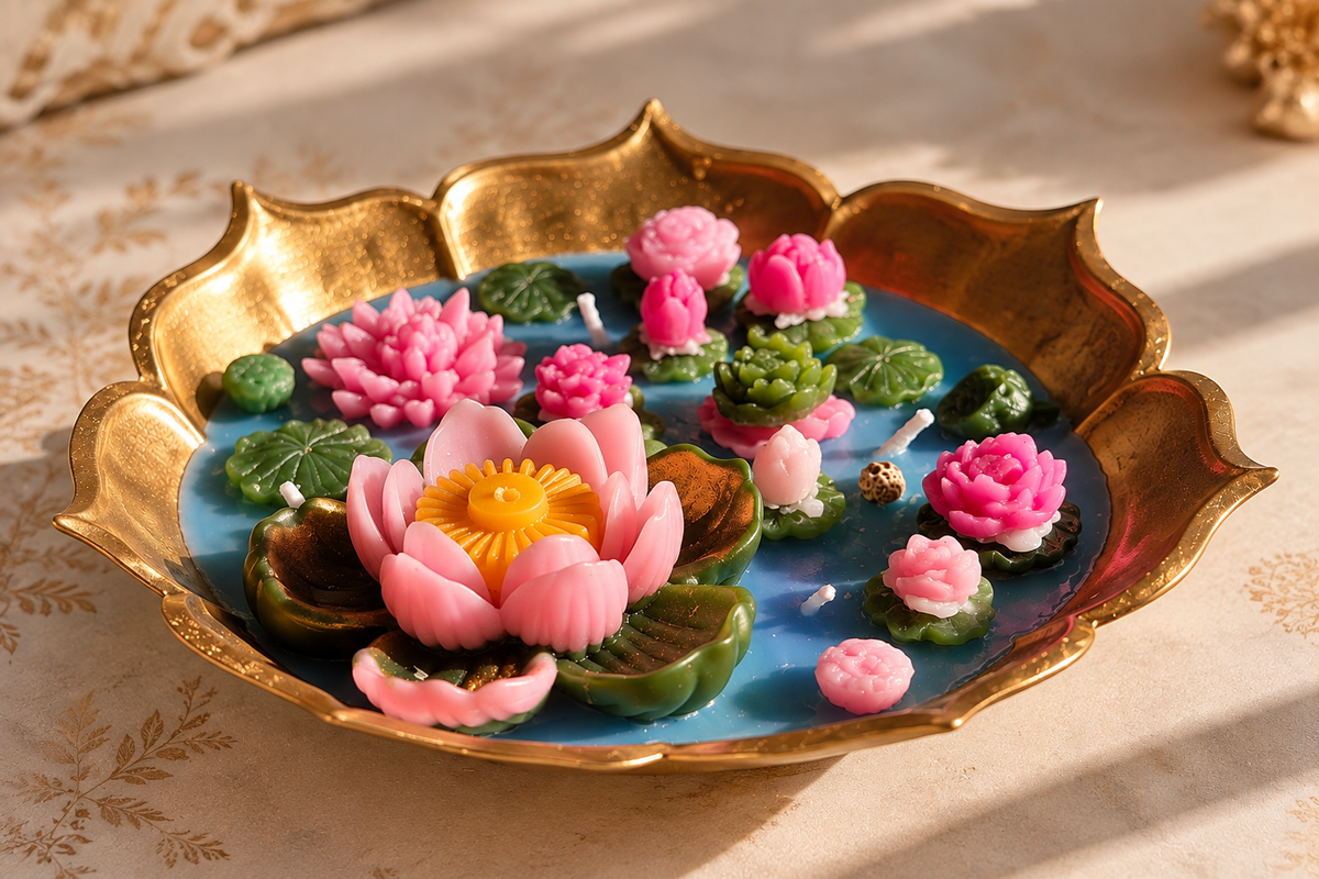 Taj Urli – Lotus Pond Scented Candle