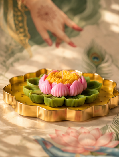 Lotus Flower Urli Candle I 4.5 and 5.5 inches I Diwali Gifting