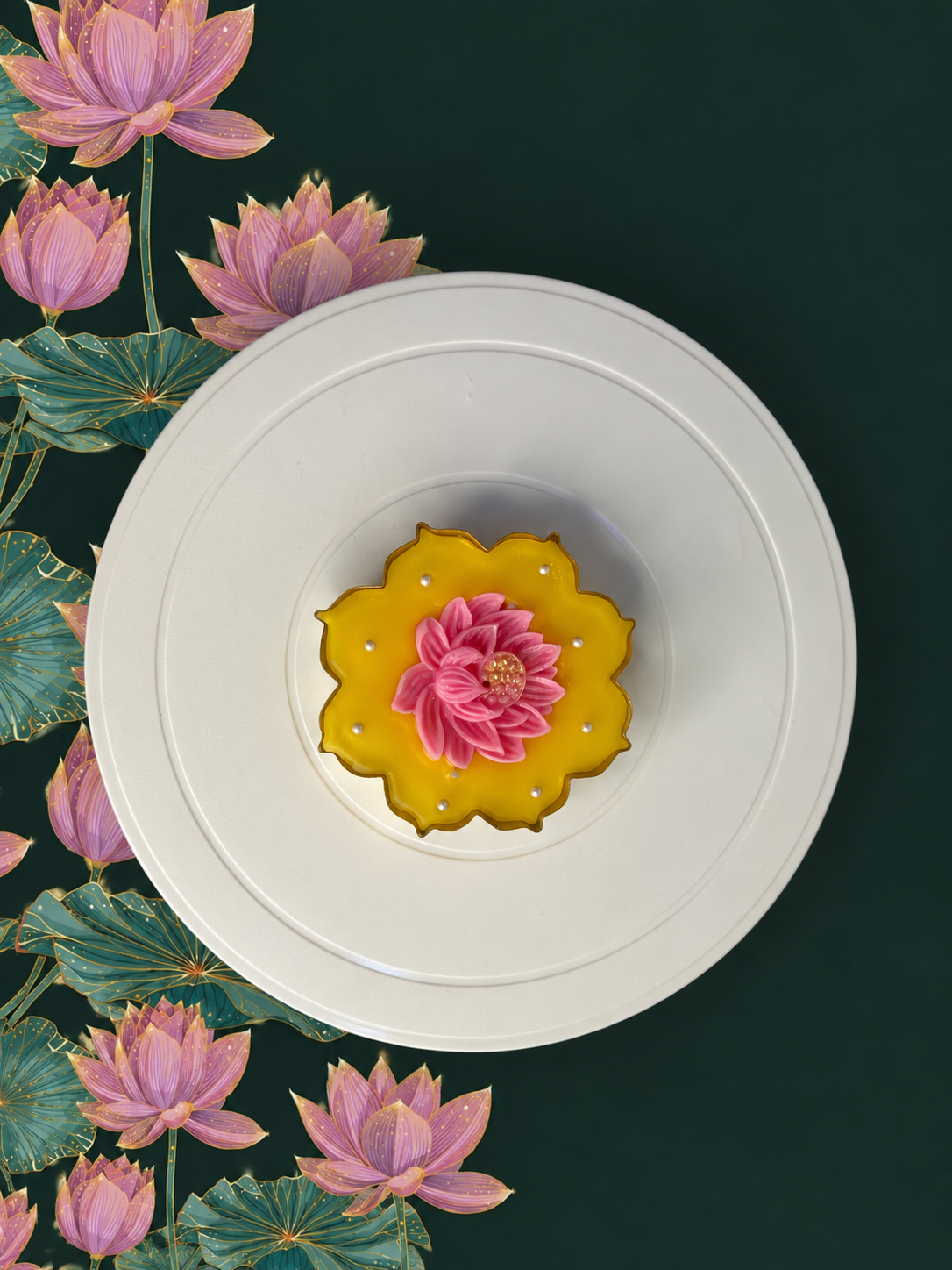 kamal  Flower 4.5 Urli Candle I Diwali Gifting
