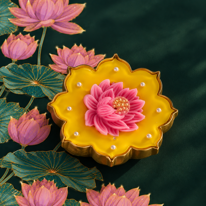 kamal  Flower 4.5 Urli Candle I Diwali Gifting