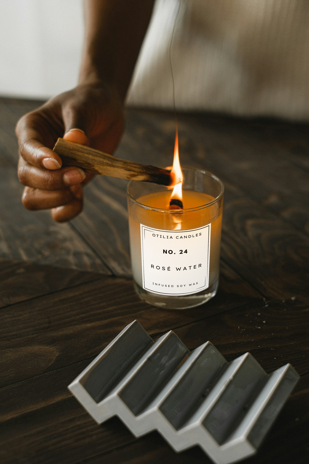 Rosé Water- Candle Jar