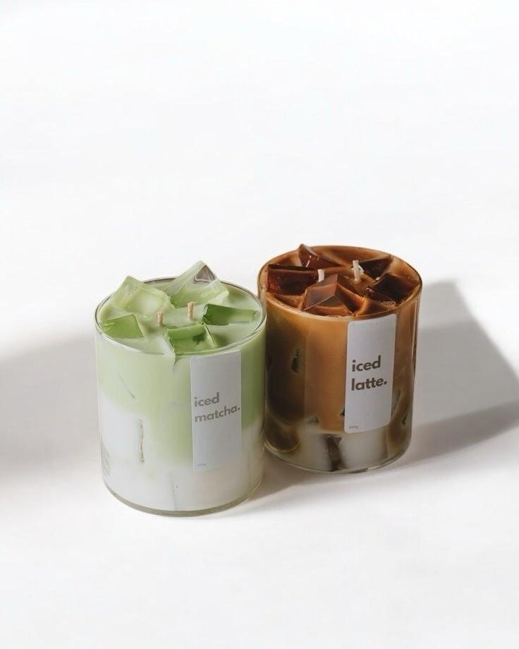 Cold Brew Coffee Candle | Iced Coffee Latte Candle