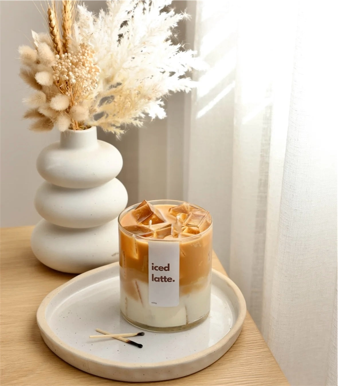 Cold Brew Coffee Candle | Iced Coffee Latte Candle