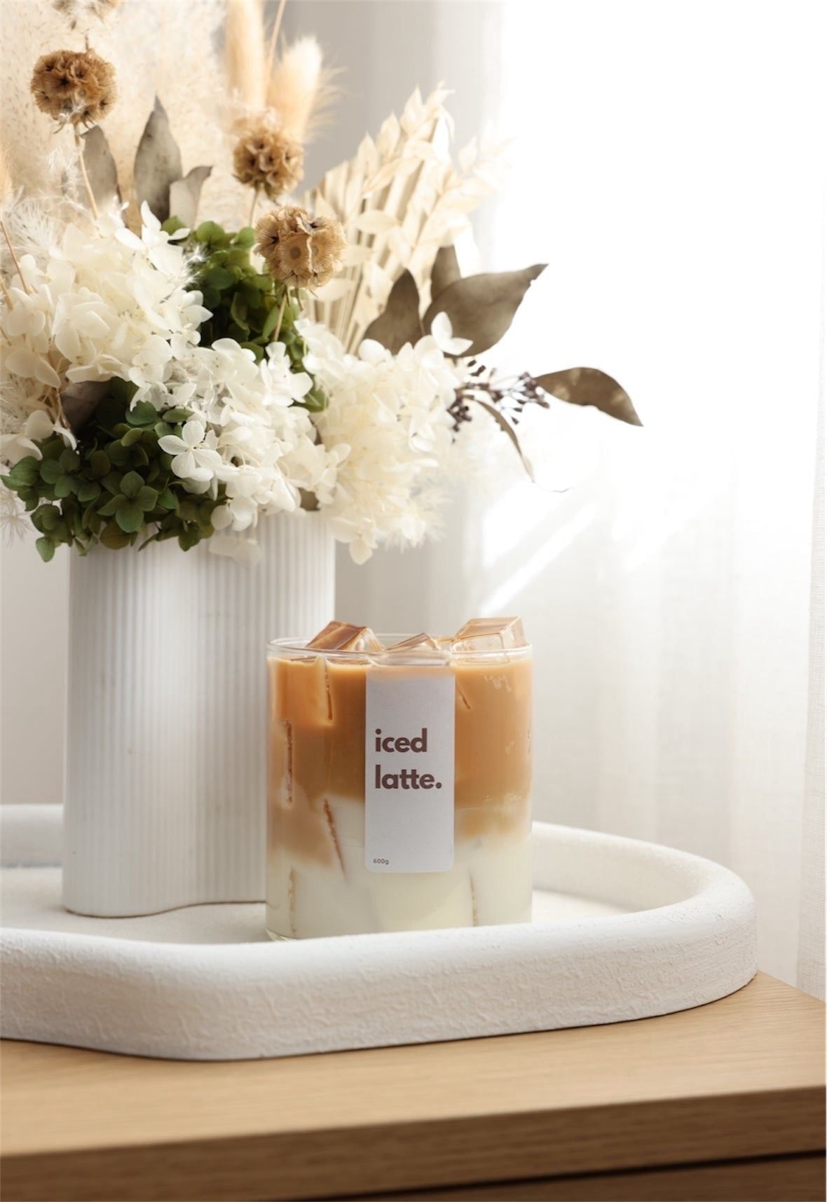 Cold Brew Coffee Candle | Iced Coffee Latte Candle