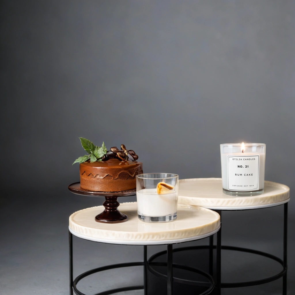 Rum  Cake-Candle Jar