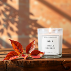 Maple  Bourbon-Candle Jar