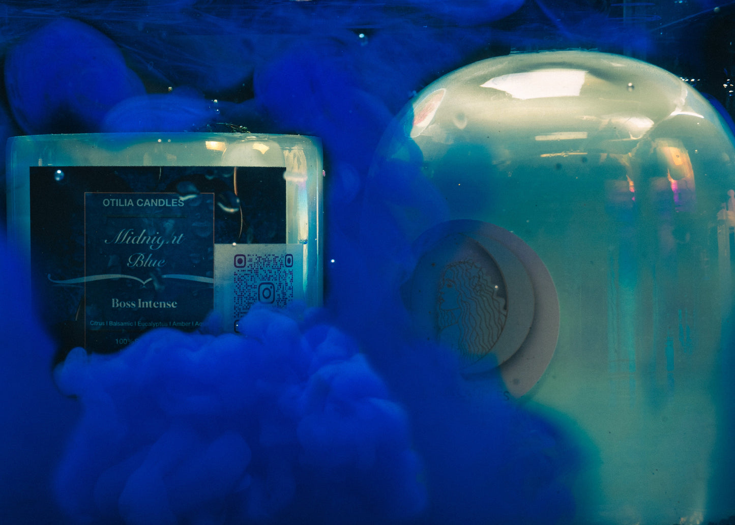 Midnight Blue Bell Jar