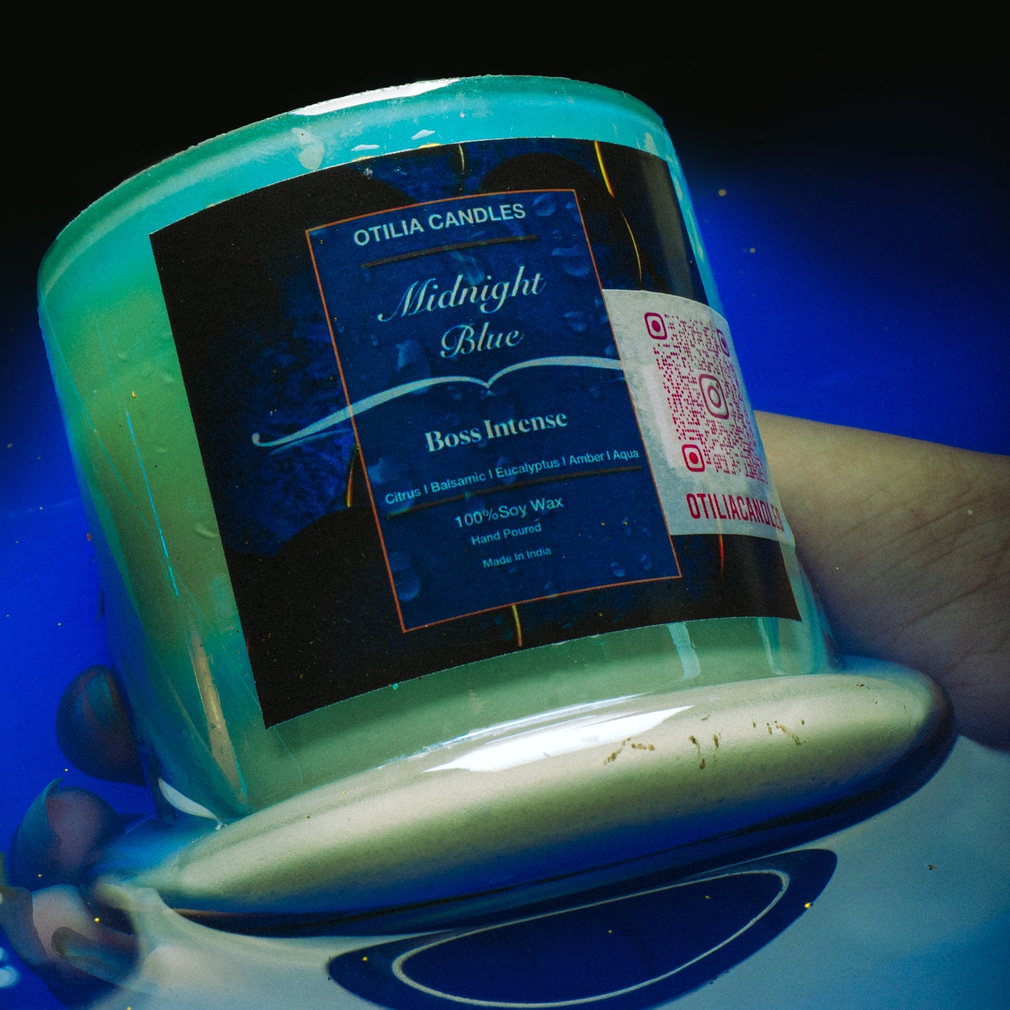 Midnight Blue Bell Jar