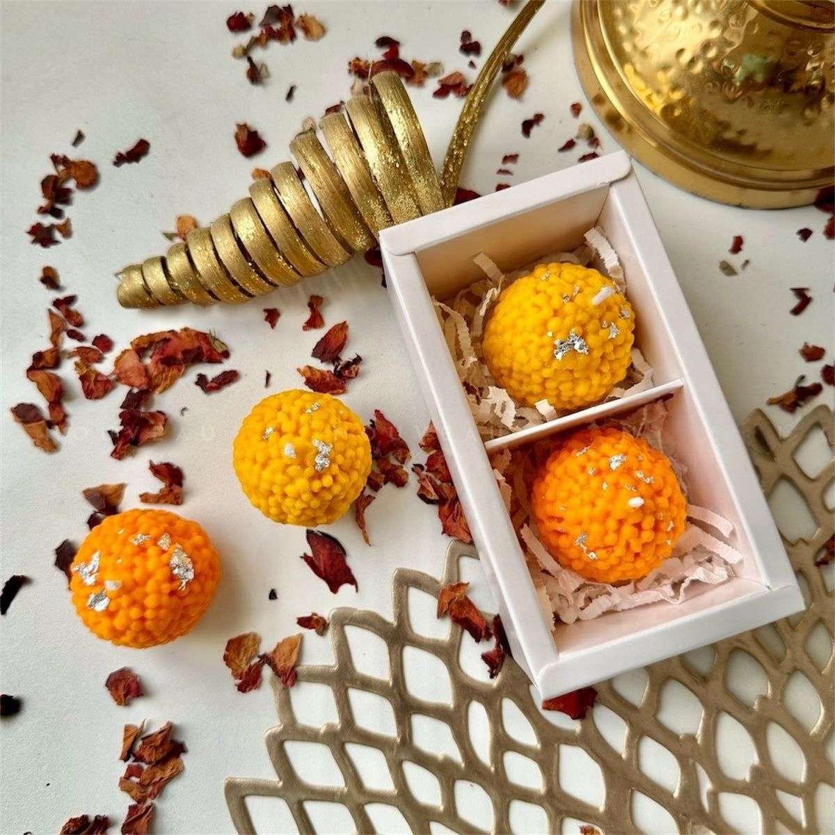 Viral Laddoo Scented Candle I Box of 2 & 4