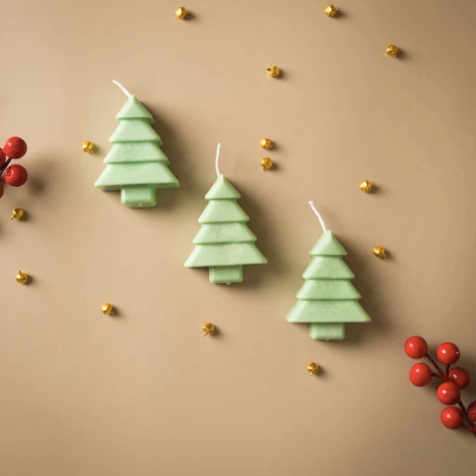 Christmas Tree Scented Candle I Set of 2.