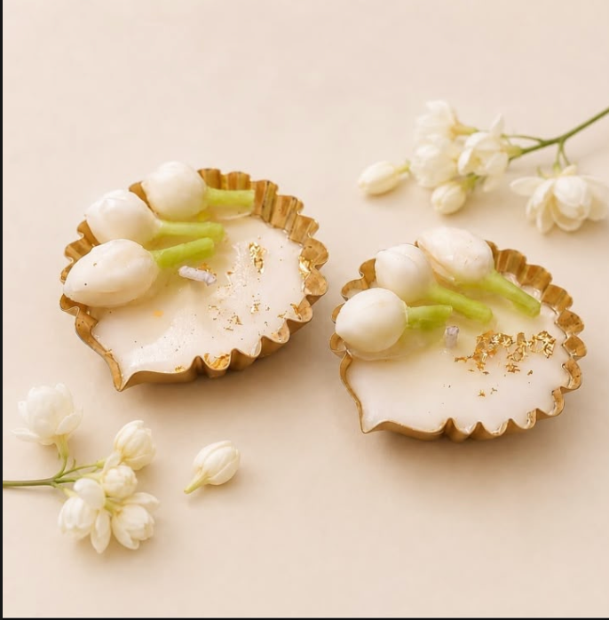Ruffled Mogra Diya – 2.5 Inches I Budget Diwali Gifting
