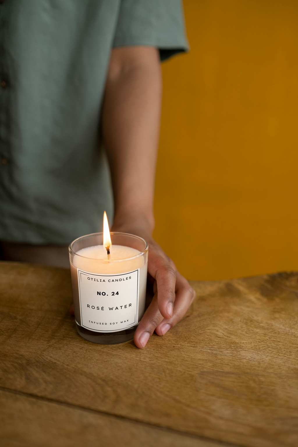 Rosé Water- Candle Jar
